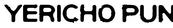 Yericho Punx font preview